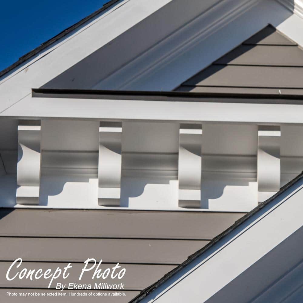 Cornelia White Architectural Grade PVC Decorative Corbel