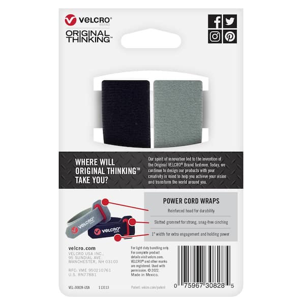VELCRO® Brand ONE-WRAP® General Purpose Wire/Cable Wrap