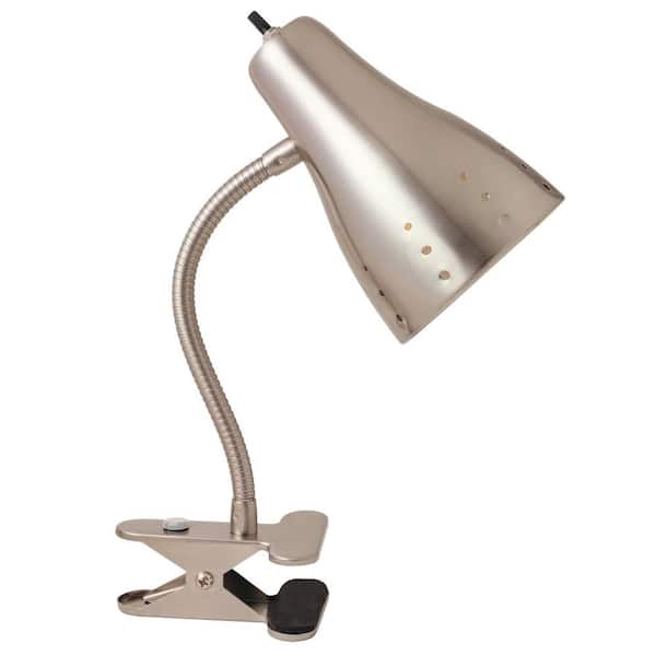 Satin Chrome Clip Lamp Hbp1001c, Home Depot Canada Desk Lamps