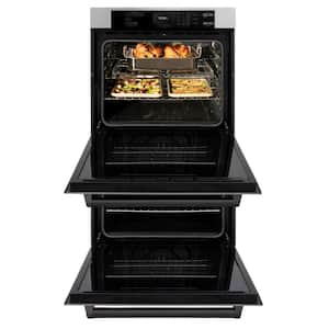 Autograph Edition 30 in. Electric Double Wall Oven with Convection in Stainless Steel and Black Matte