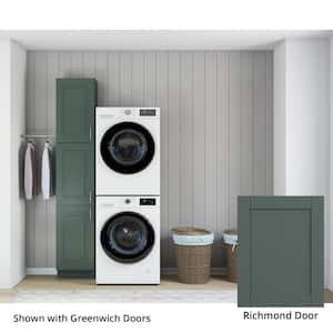 Richmond Aspen Green Plywood Shaker Stock Ready to Assemble Kitchen-Laundry Cabinet Kit 12 in. x 94 in. x 41 in.