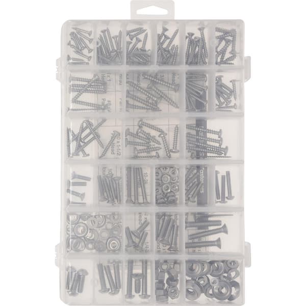 Stainless Steel Fastners Assorted Kit (252-Pack)