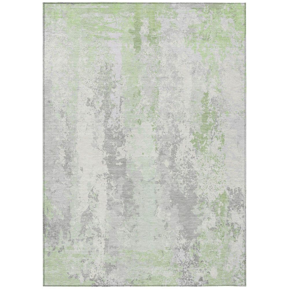 Chantille Machine Washable Indoor/Outdoor Abstract ACN1848 Aloe 9 ft. x 12 ft. Accent Rug price history on PriceWatchPro