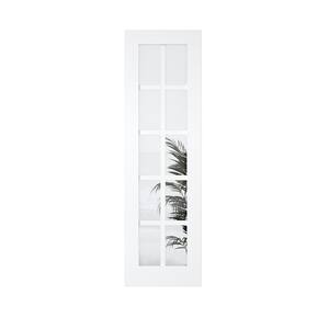 Interior 10-Lite Single Pane Clear Glass Primed French Door — Lux