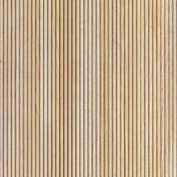 Rounded Mini Slats 1/4 in. x 1 ft. x 9.3 ft. Maple Glue-Up Decorative Foam Wood Slat Walls (20-Pack) 186 sq. ft.