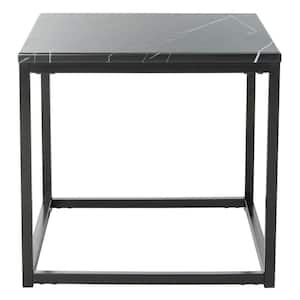 Baize 18.9 in Black End Table