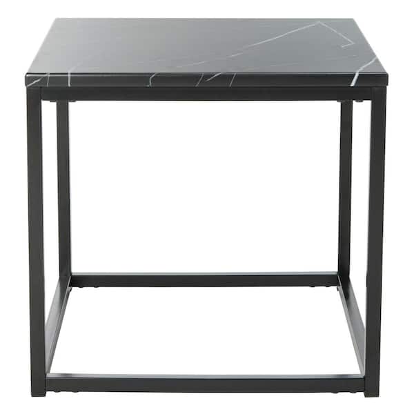SAFAVIEH Baize 18.9 in Black End Table