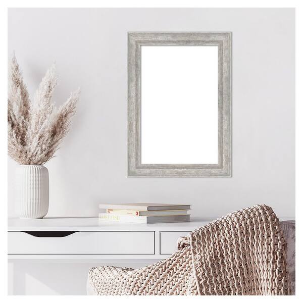 Me2na❤️ Amanti Art Angled Silver 15 in. x 21 in. Wood Framed Dry