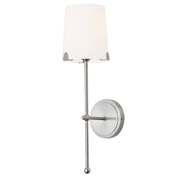 Maxim Lighting Huntington 1-Light Satin Nickel Wall Sconce 32361 - The ...