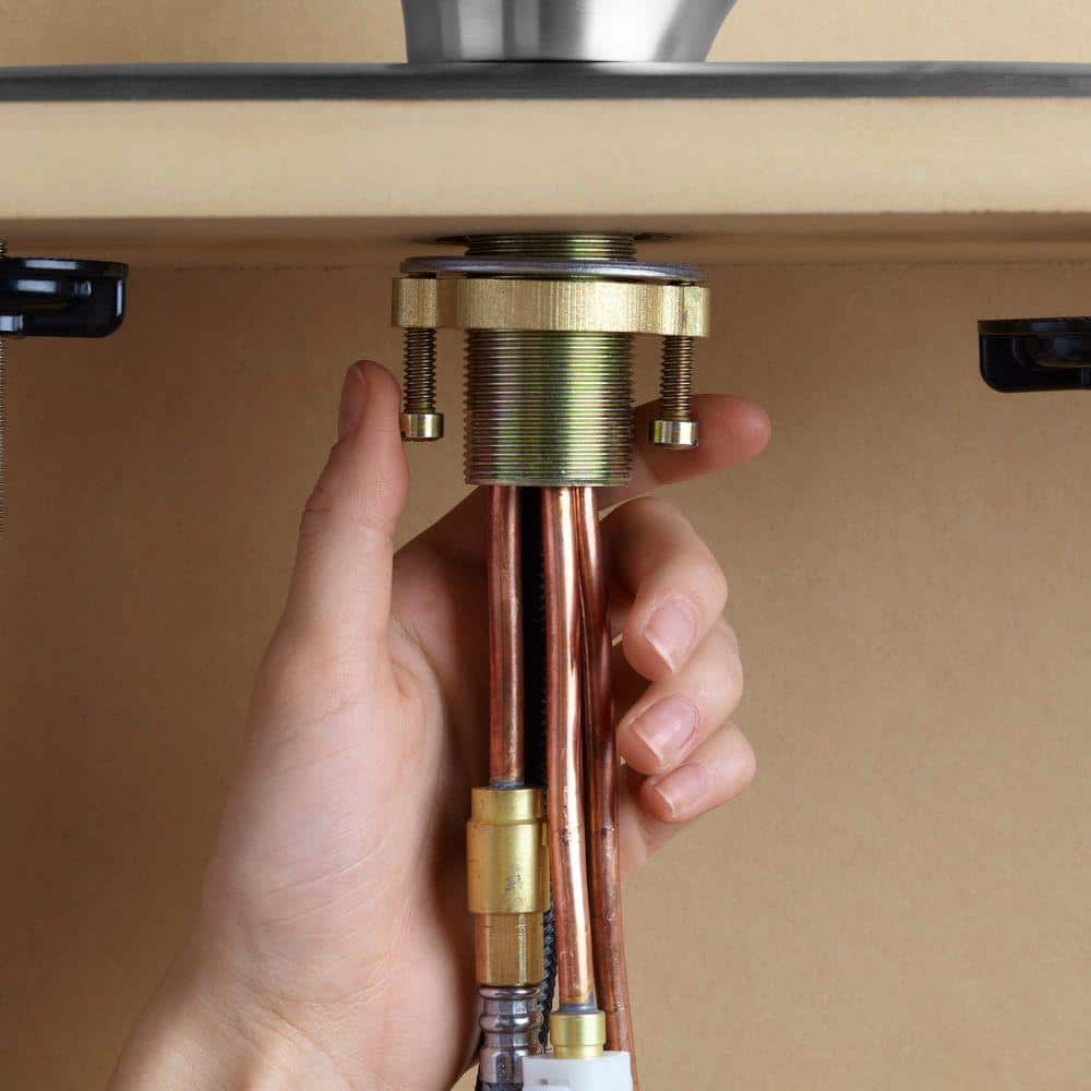 Vibrant Stainless Steel Pull-Down Kitchen Faucet with Soap Dispenser