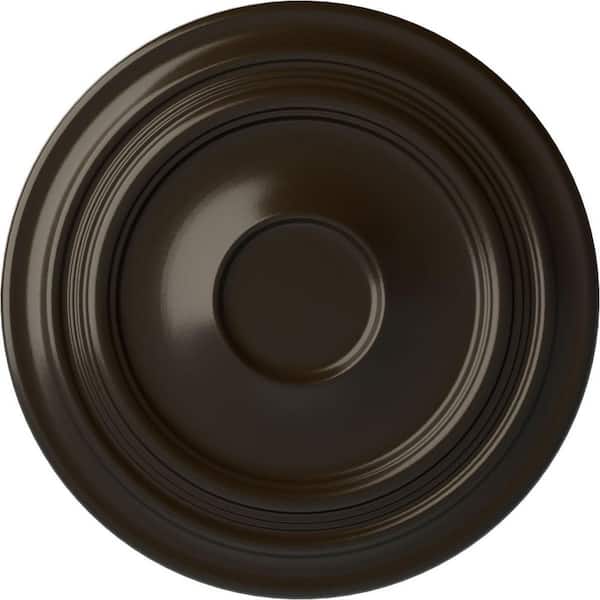 24-3/8 in. x 1-1/2 in. Traditional Urethane Ceiling Medallion (Fits Canopies upto 5-1/2 in.) Hand-Painted Stone Hearth