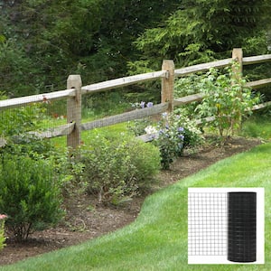 36 in. Steel Coated Hardware Cloth 19 Gauge 1/4 in. Welded Wire Fence Supports Poultry-Netting Cage-Home Improvement