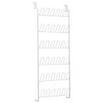 Honey Can Do 18 Pair Over-The-Door Shoe Rack - White