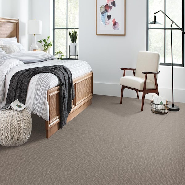 Pure - Liberty-Gray 38 oz. Triexta Pattern Carpet - Installation Required