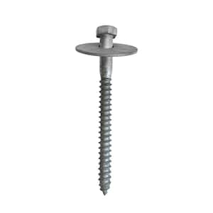 3/8 in. Dia. x 4-1/2 in. L HDG Lag Bolt Kit with 1-3/4 in. Large Washers for Dock Float Drum Installation (12-Pack)