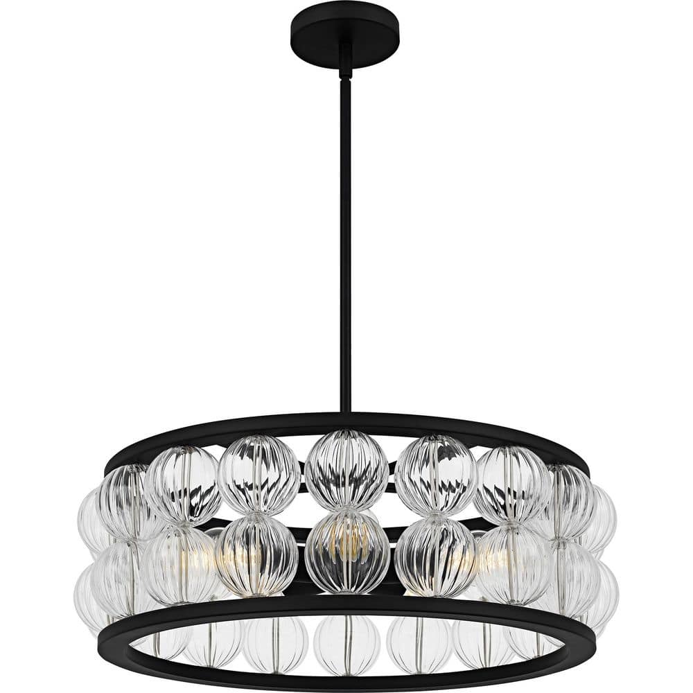 Terrarock 5-Light Matte Black Pendant Light price history on PriceWatchPro