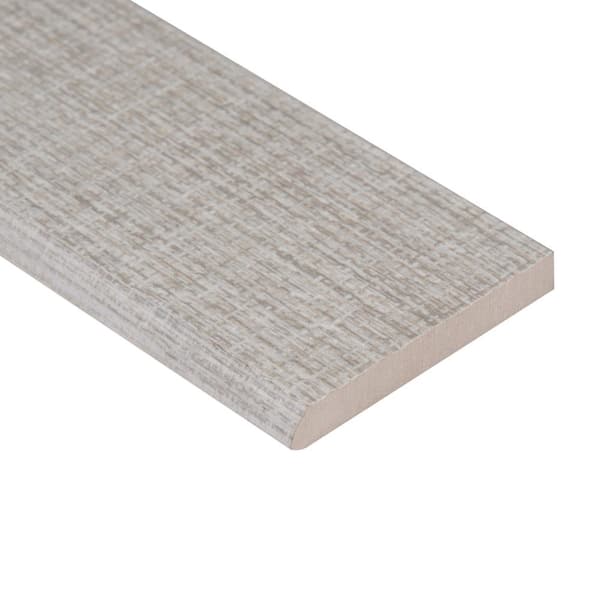 MSI Tektile lineart Gray Bullnose 3 in. x 24 in. Matte Porcelain Wall Tile  (10 linear ft./Case)