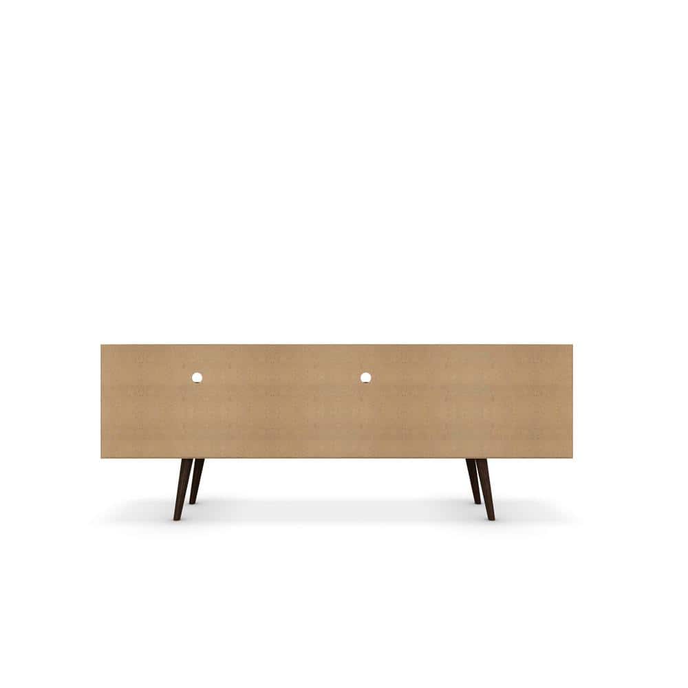 Liberty Rustic Brown Mid-Century Modern TV Stand with Storage