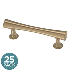Drum 3 in. (76 mm) Champagne Bronze Cabinet Drawer Pull (25-Pack)