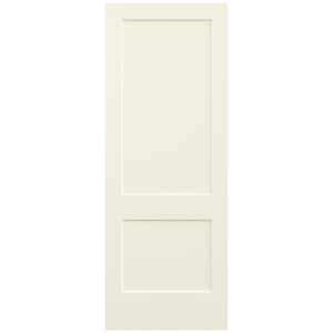 36 in. x 96 in. Monroe Vanilla Painted Smooth Solid Core Molded Composite MDF Interior Door Slab