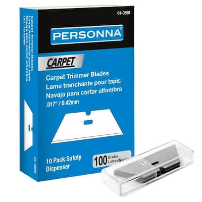 Personna Carpet Trimmer Chisel Blade 100pk 61-0850-0000