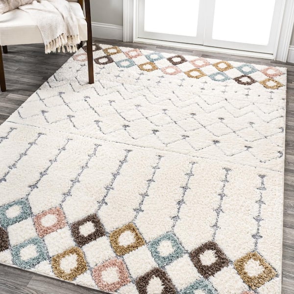 Trendy Trellis Without Border Geometric Grey Area Rug – The Rugs Outlet  Canada