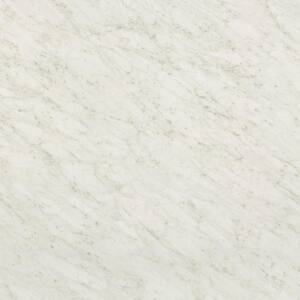 3 ft. x 8 ft. Laminate Sheet in White Carrara with Standard Fine Velvet Texture Finish