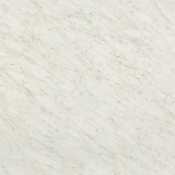 Wilsonart 3 Ft X 8 Ft Laminate Sheet In White Carrara With Standard Fine Velvet Texture Finish 3173