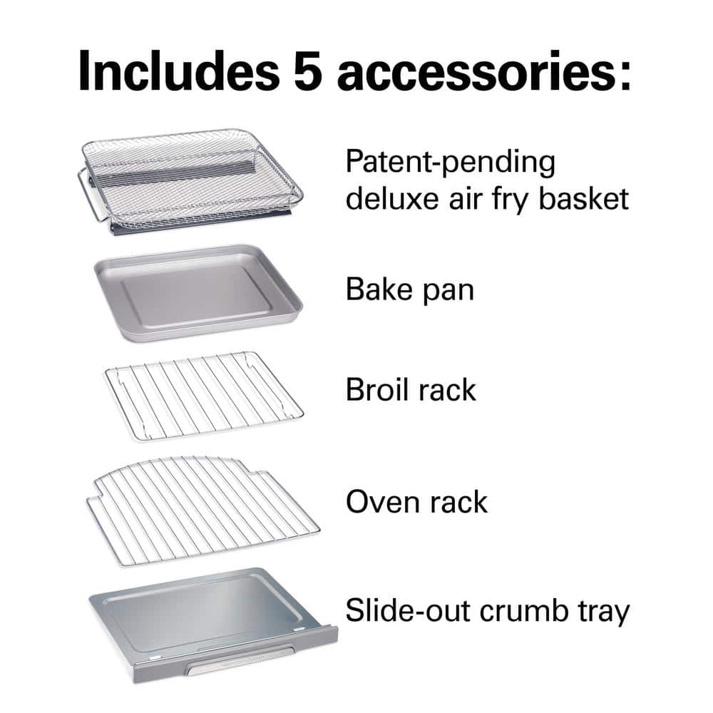 6-Slice Stainless Steel Air Fryer Toaster Oven