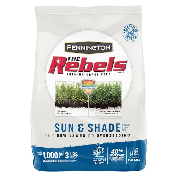 Rebels 3 lbs. 1000 sq. ft. Sun and Shade Grass Seed Blend