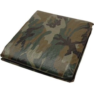 8 ft. x 10 ft. Camouflage Tarp