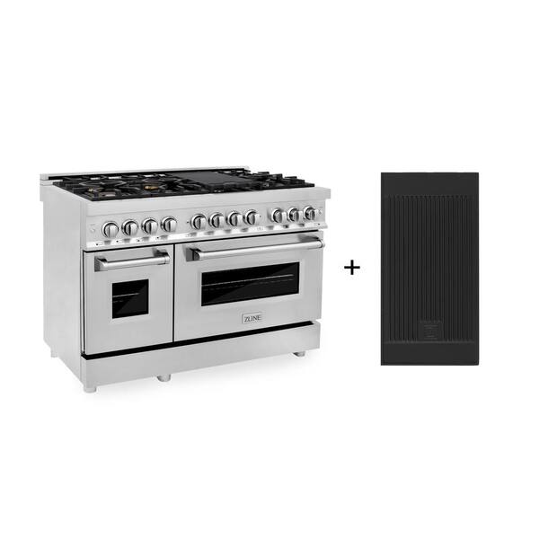 6 burner electric stove with double oven