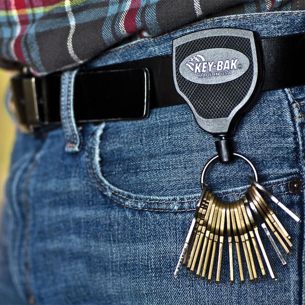 Key-Bak Retractable Belt Clip Key Reel Special Edition 48" Cord/ 8-10 oz 