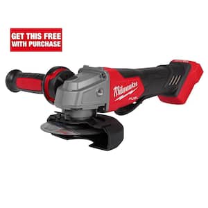 M18 FUEL 18V Lithium-Ion Brushless Cordless 4-1/2 in./5 in. Grinder w/Paddle Switch (Tool-Only)