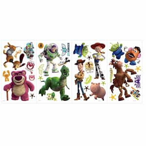 5 in. x 11.5 in. Toy Story 3 Peel and Stick Wall Decals (33-Piece)