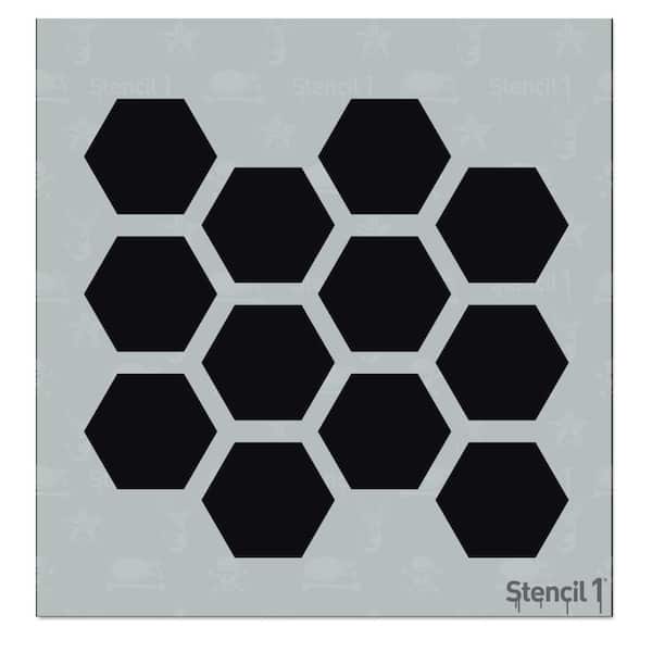 Stencil1 Hexagon Small Stencil