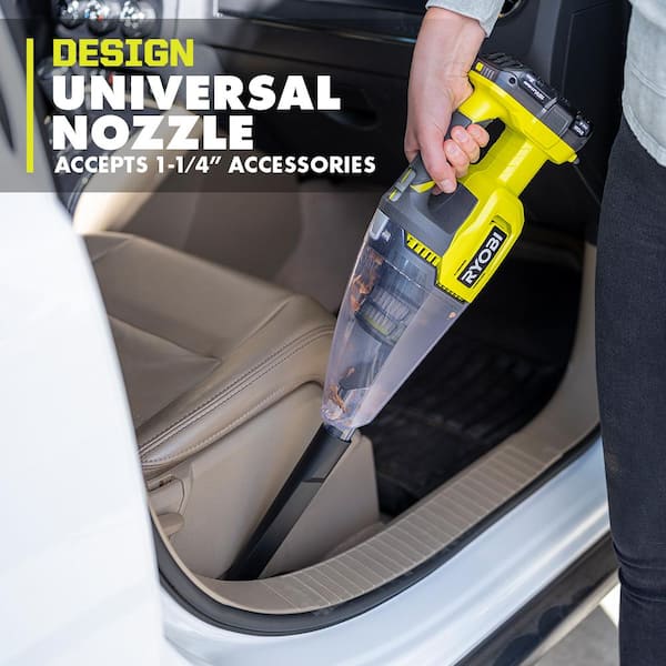 RYOBI ONE+ 18V Lithium-Ion Kit with 2.0 Ah and 4.0 Ah Batteries, Charger, and Free ONE+ 18V Cordless Multi-Surface Hand Vacuum