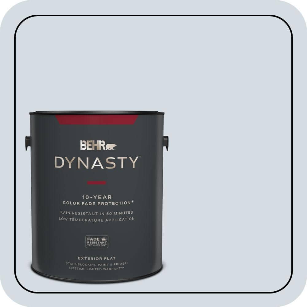1 gal. #PPL-45 Mystic Pool Flat Exterior Stain-Blocking Paint and Primer price history on PriceWatchPro