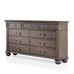 Stablewatch 9-Drawer Gray Dresser (39 in. H x 64 in. W x 17.38 in. D)