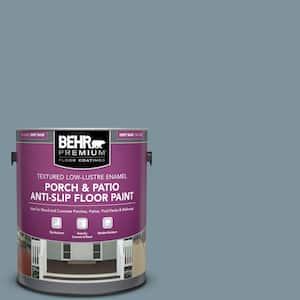 1 gal. #PFC-54 Blue Tundra Textured Low-Lustre Enamel Interior/Exterior Porch and Patio Anti-Slip Floor Paint