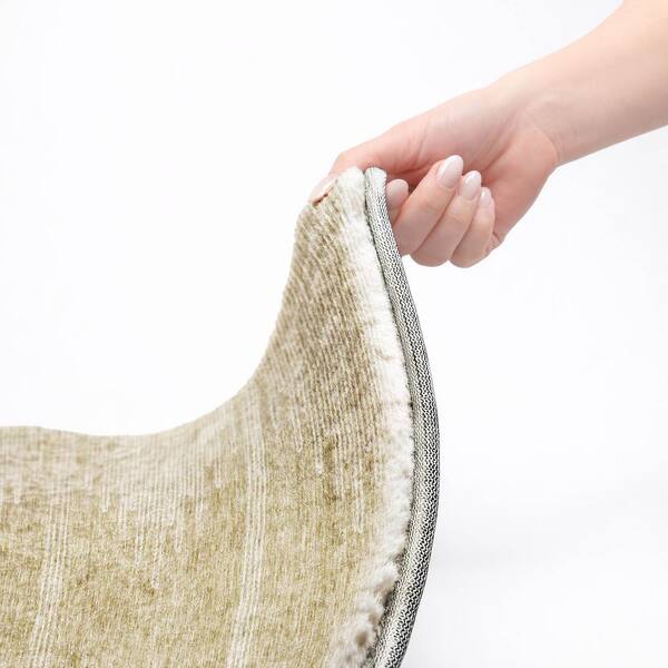 Dream Shag Premium Machine Washable Abstract ADS647 Beige 10 ft. x 14 ft. Area Rug