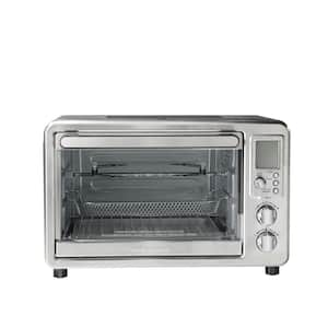 BLACK+DECKER Crisp ‘N Bake Air Fry 4-Slice Toaster Oven, Silver & Black,  TO1787SS