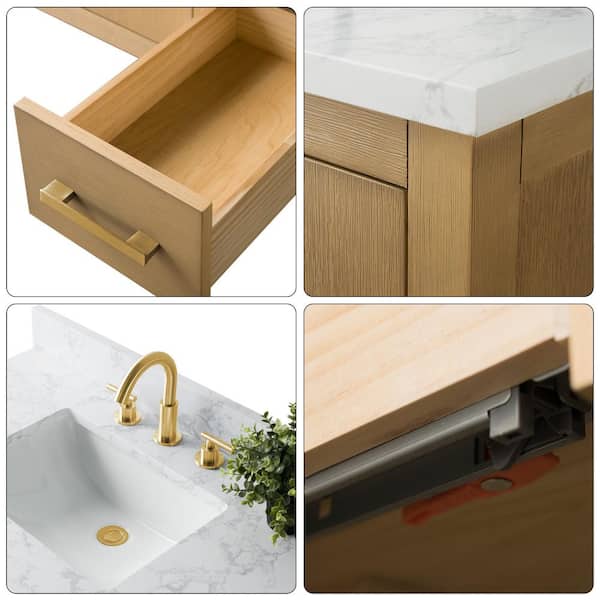 Have a question about Vanity Art 36 in. W x 22 in. D x 34 in