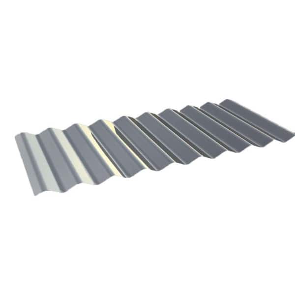Gibraltar Building Products - 8 ft. Corrugated Galvanized Steel 31-Gauge Roof Panel