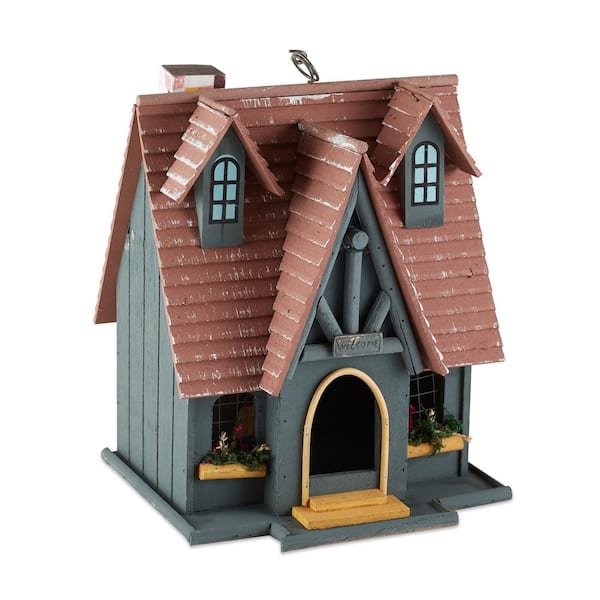 BACKYARD EXPRESSIONS PATIO · HOME · GARDEN Backyard Expressions Grass Woven  Natural Bird House Set - 2 Pack 913553 - The Home Depot