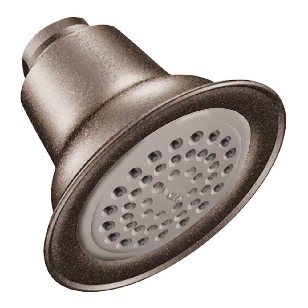 MOEN Easy Clean XLT 1-Spray 3.4 in. Single Wall Mount Fixed Shower Head in Oil Rubbed Bronze -  6303ORB