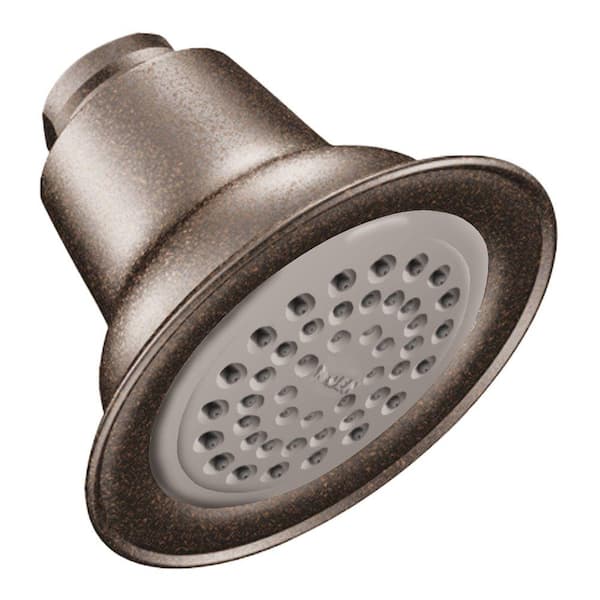 MOEN Easy Clean XLT 1-Spray 3.4 in. Single Wall Mount Fixed Shower Head in Oil Rubbed Bronze