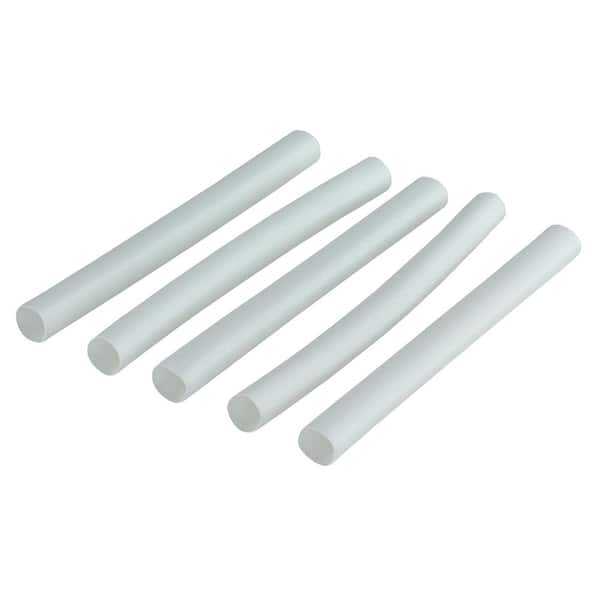 Commercial Electric 1/4 in. Heat Shrink Tubing, White (5-Pack)