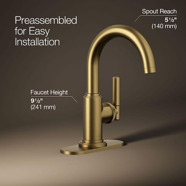 KOHLER Torrington Single Handle Single Hole Bathroom Faucet in