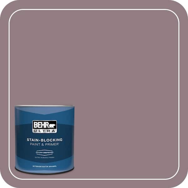 BEHR ULTRA 1 qt. #100F-5 Gypsy Magic Extra Durable Satin Enamel Interior Paint & Primer